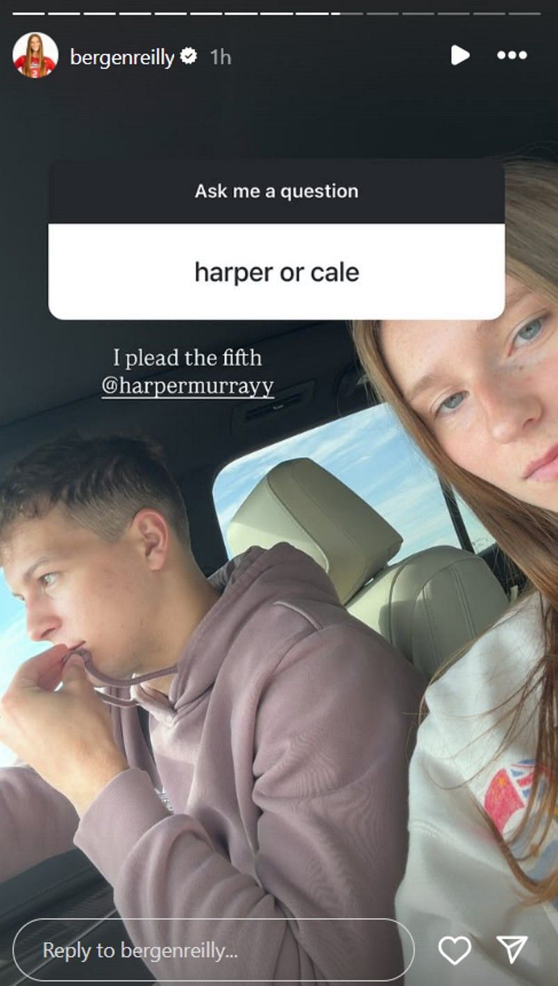 Screenshot of Bergen Reilly's Instagram post (@bergenreilly/ig)
